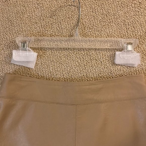 BCBG leather mini skirt, top and scarf - Picture 8 of 14